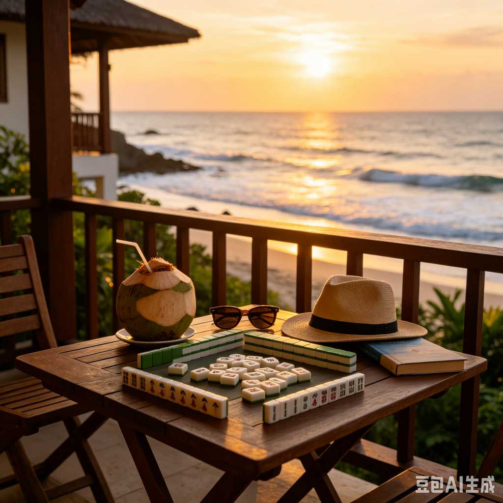stable print mahjong set
