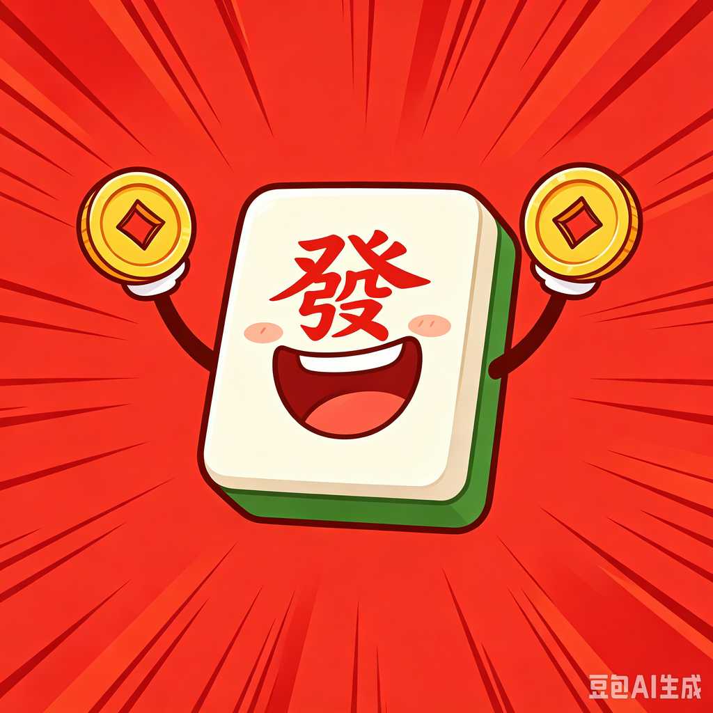 carved pattern mahjong set