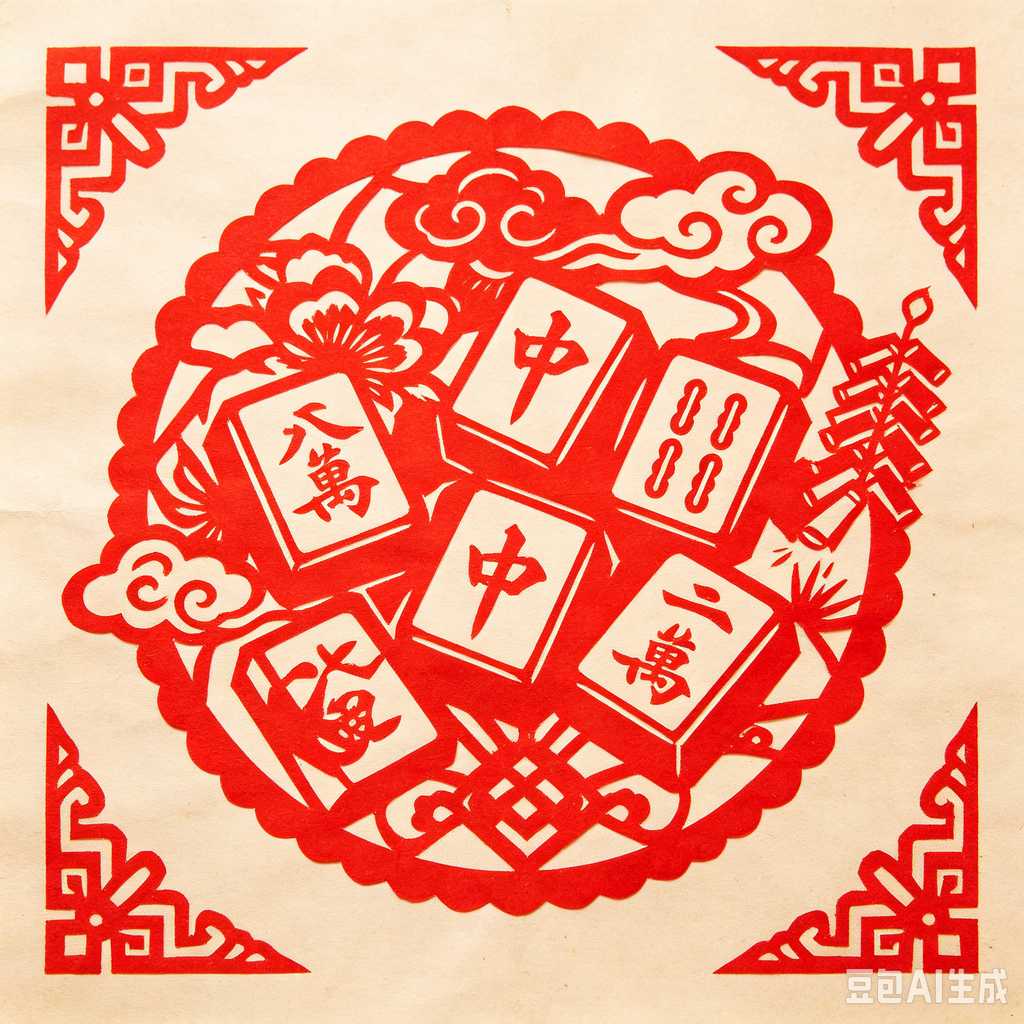 traditional chinese board game mahjong