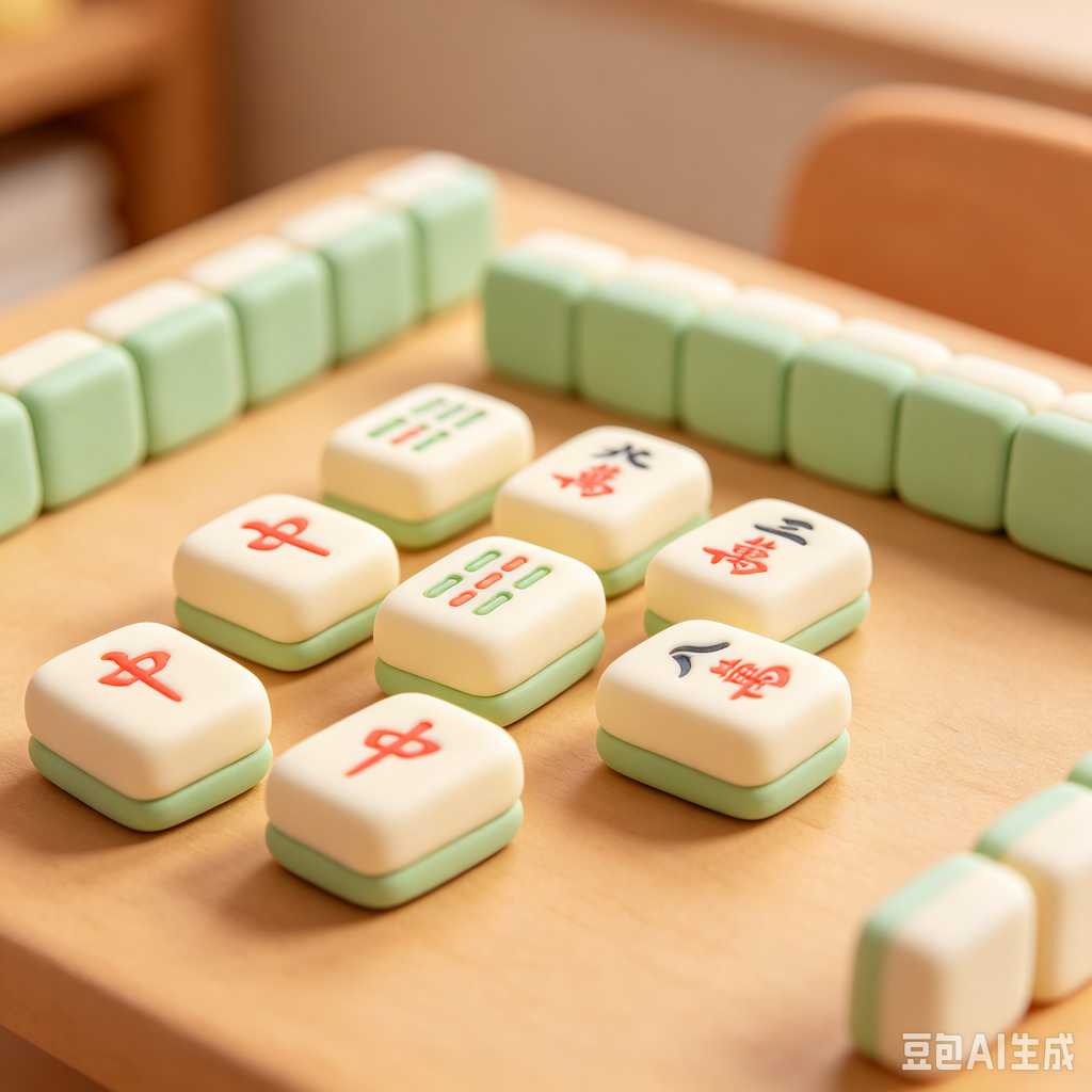 light mahjong storage pouch
